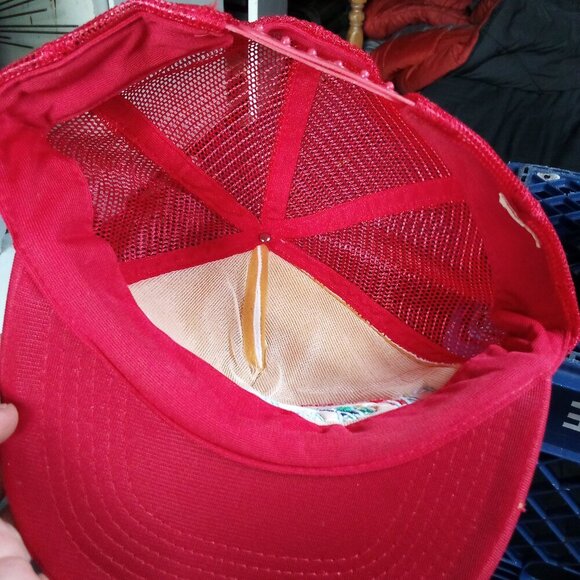 Vintage Papua New Guinea Rainbow Snap Trucker Hat Cap - Picture 6 of 7